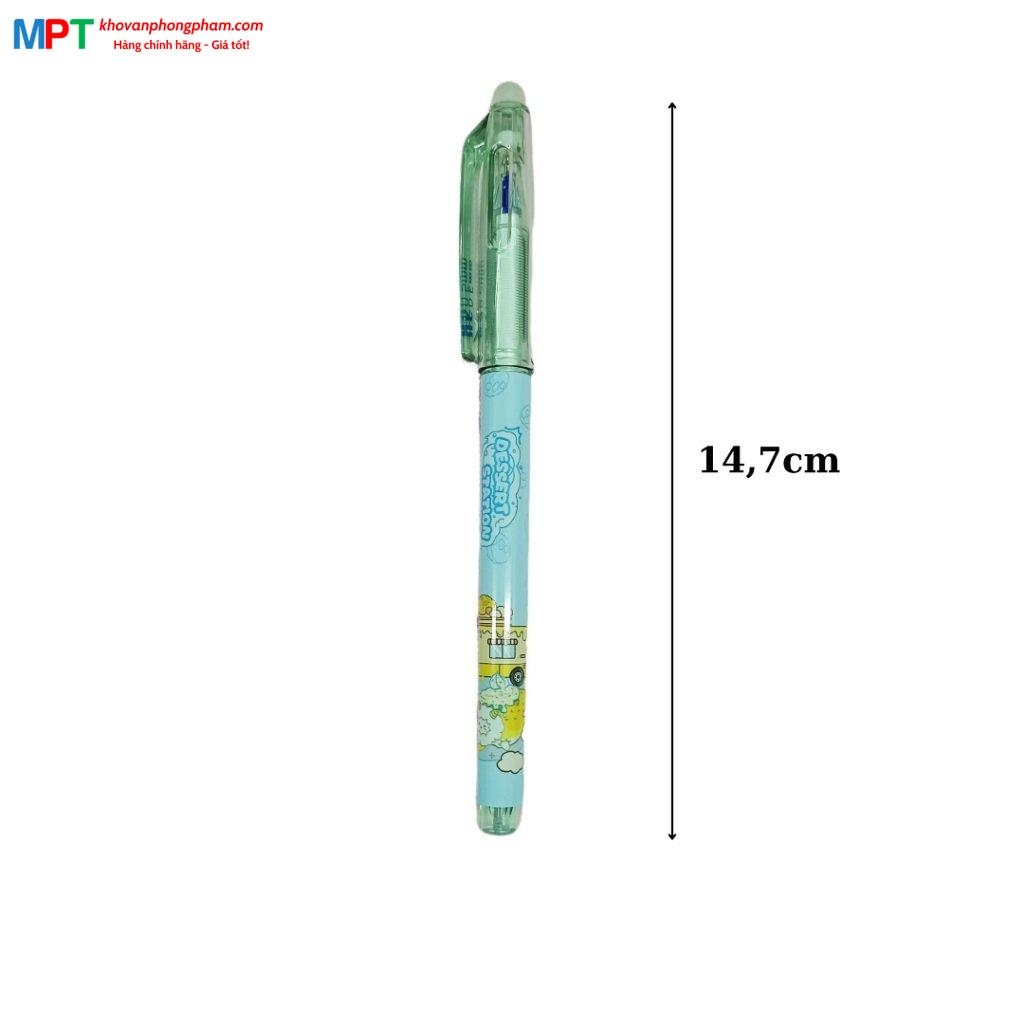 Bút gel xóa được M&G AKP182A6 nét 0.5mm - Mực đen, mực xanh