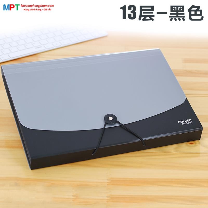 Cặp tài liệu 12 ngăn Deli 5558