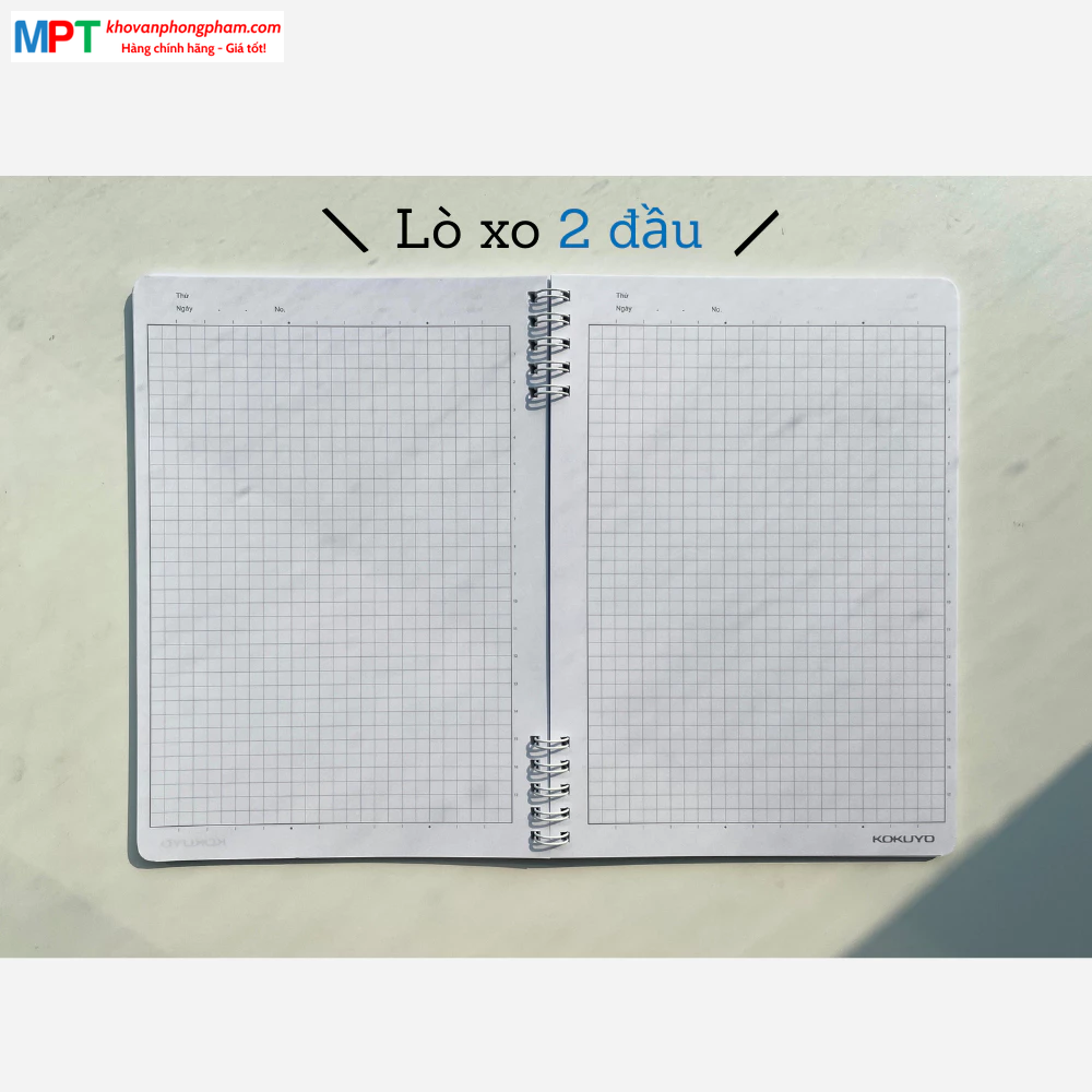 Sổ lò xo A5 Campus Land of Too Shy 2 đầu 160 trang - Dòng kẻ ngang - Định lượng 70gsm, kích thước 148x210mm