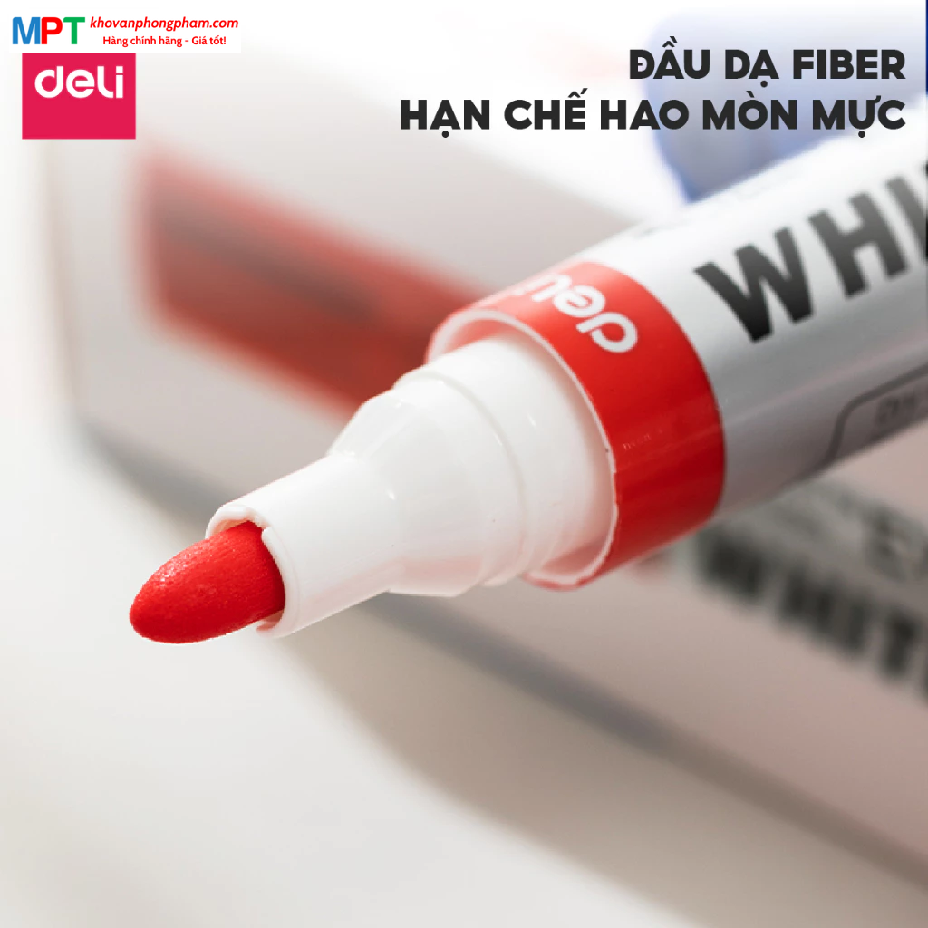 Bút viết bảng Deli U016 - Nét 2-2.5mm, mực xóa được