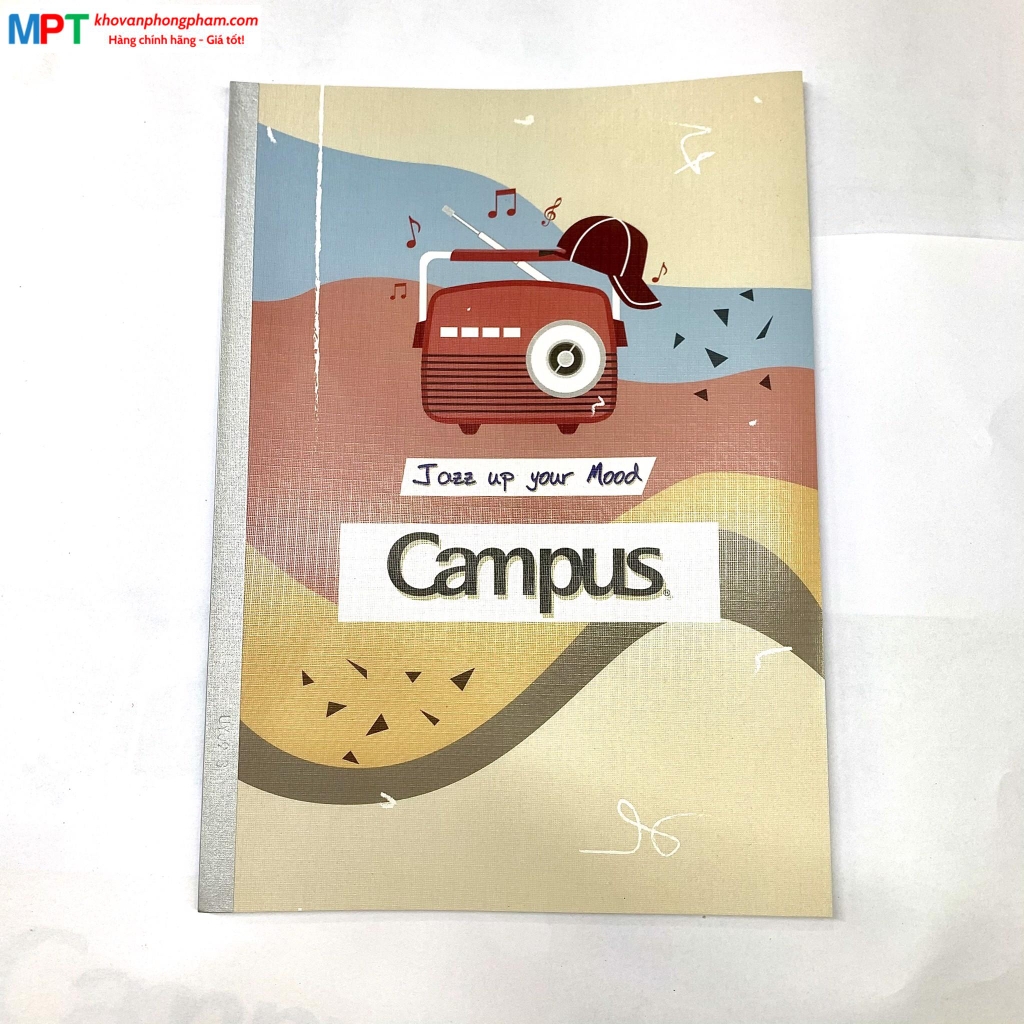 Vở kẻ ngang có chấm Campus Mode & Cool 120 trang - Mua 10 quyển tặng bút bi