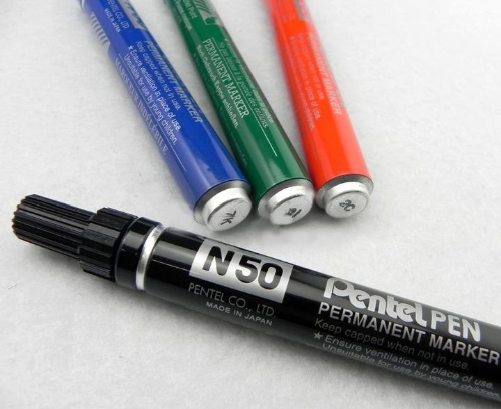 [CHÍNH HÃNG] Bút dạ dầu Pentel N50 - Viết được trên nhiều chất liệu, Mực nhanh khô, không nhòe khi thấm nước