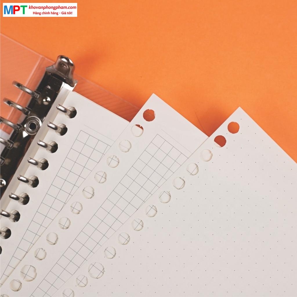 Sổ còng Klong sắt A4 80 tờ Caro 30 lỗ chấu 540 (Binder File Caro)