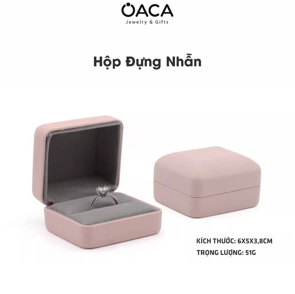 Hộp nhung cao cấp đựng trang sức làm quà tặng