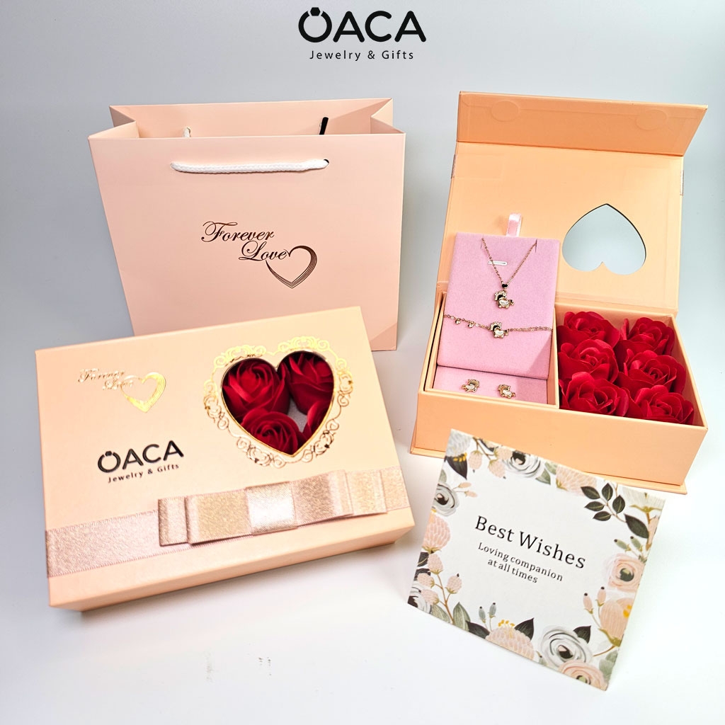 Hộp quà tặng bộ trang sức Forever Love Unicorn