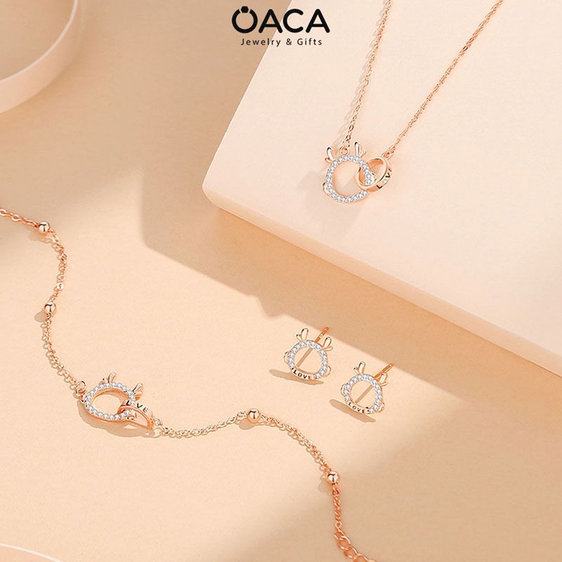 Lắc tay bạc Rồng Artabotrys dễ thương đá CZ