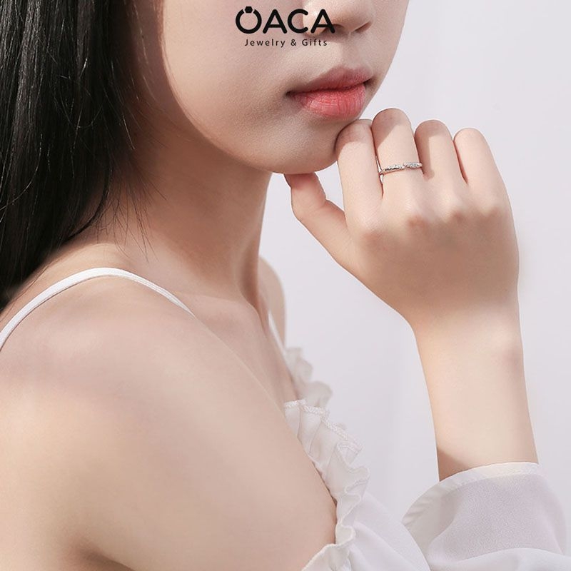 Nhẫn bạc nữ Wings mạ vàng đá CZ