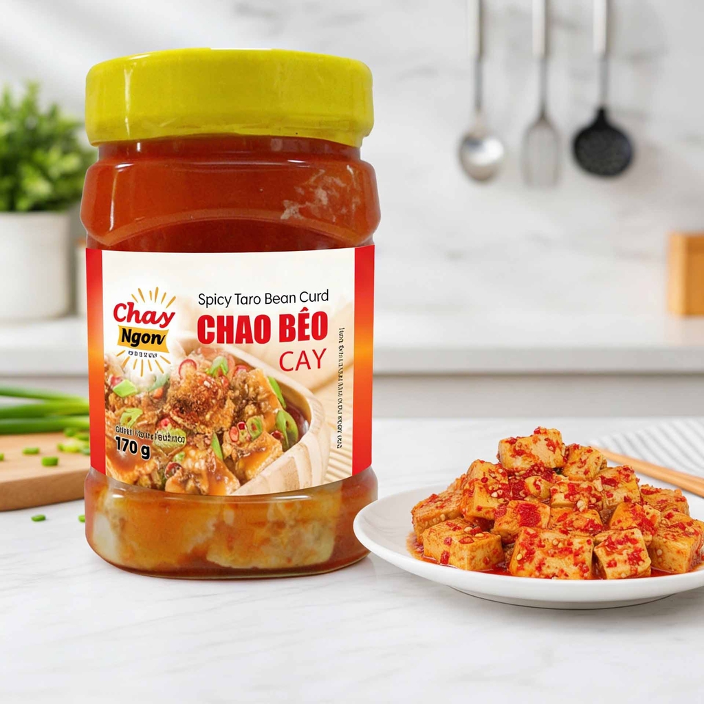 Chao Béo Cay - Spicy Taro Bean Curd