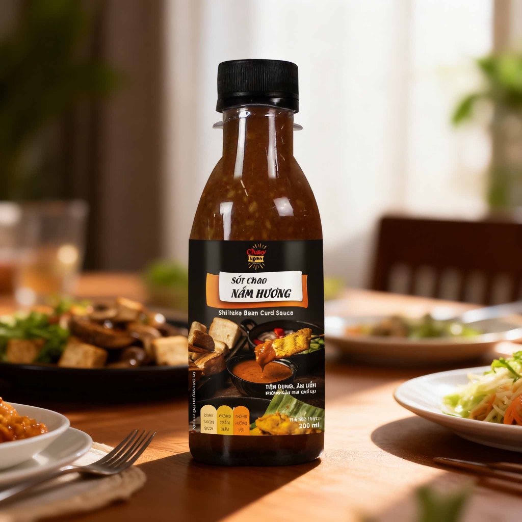 Nước Sốt Chao Nấm Hương 200ml - Shiitake Bean Curd Sauce