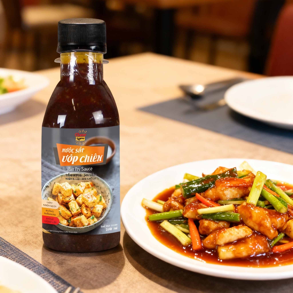 Nước Sốt Ướp Chiên Chay Ngon Hùng Phát Chai 200ml - Stir Fry Sauce
