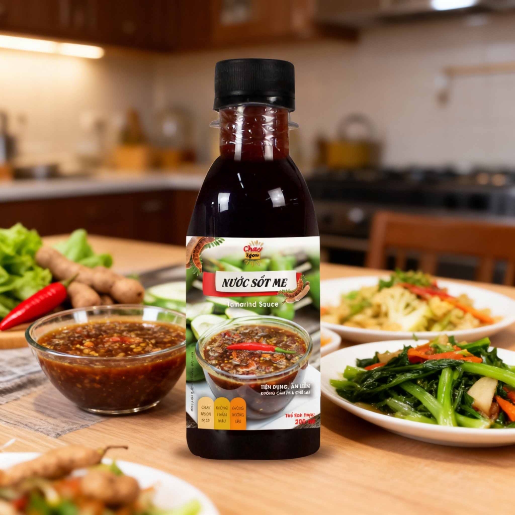 Nước Sốt Me Chua Ngọt Chai 200ml - Tamarind Sauce