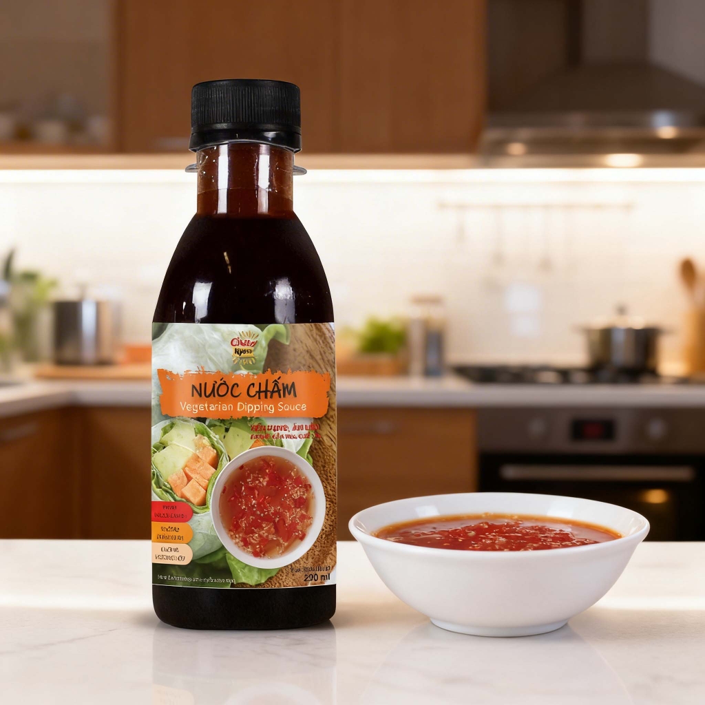 Nước Chấm Chay Ngon Hùng Phát Chai 200ml - Vegetarian Dipping Sauce