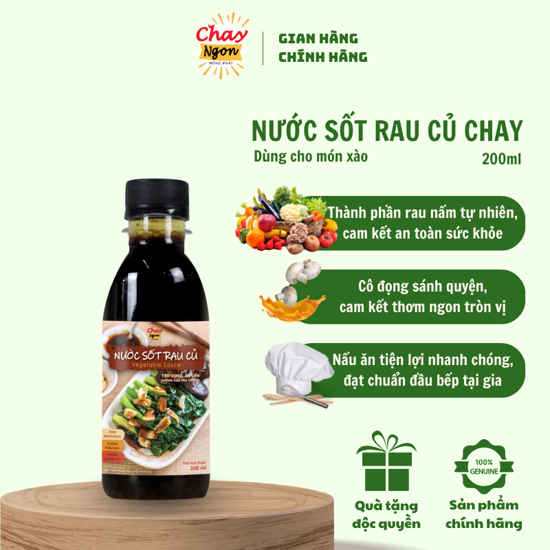 Mini Nước Sốt Rau Củ Đậm Đà 200ml - Mini Vegetable Sauce