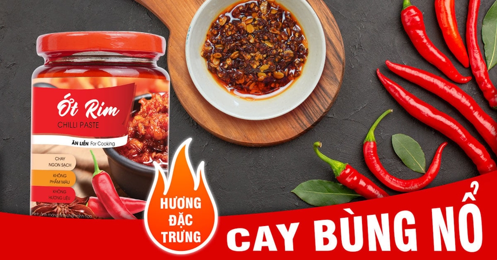 Ớt Rim Ăn Liền 320g - Chilli Paste