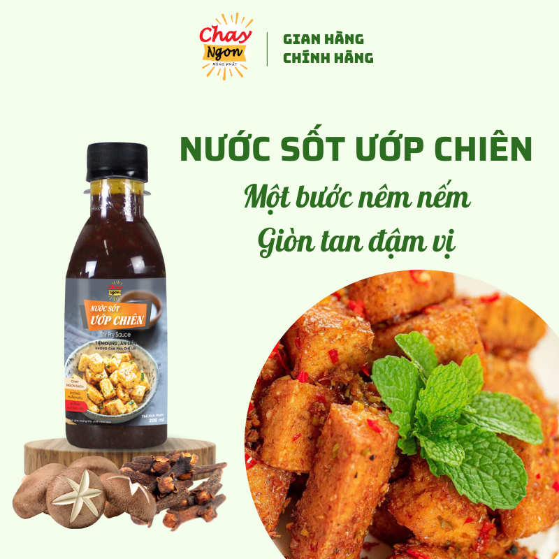 Nước Sốt Ướp Chiên Chay Ngon Hùng Phát Chai 200ml - Stir Fry Sauce