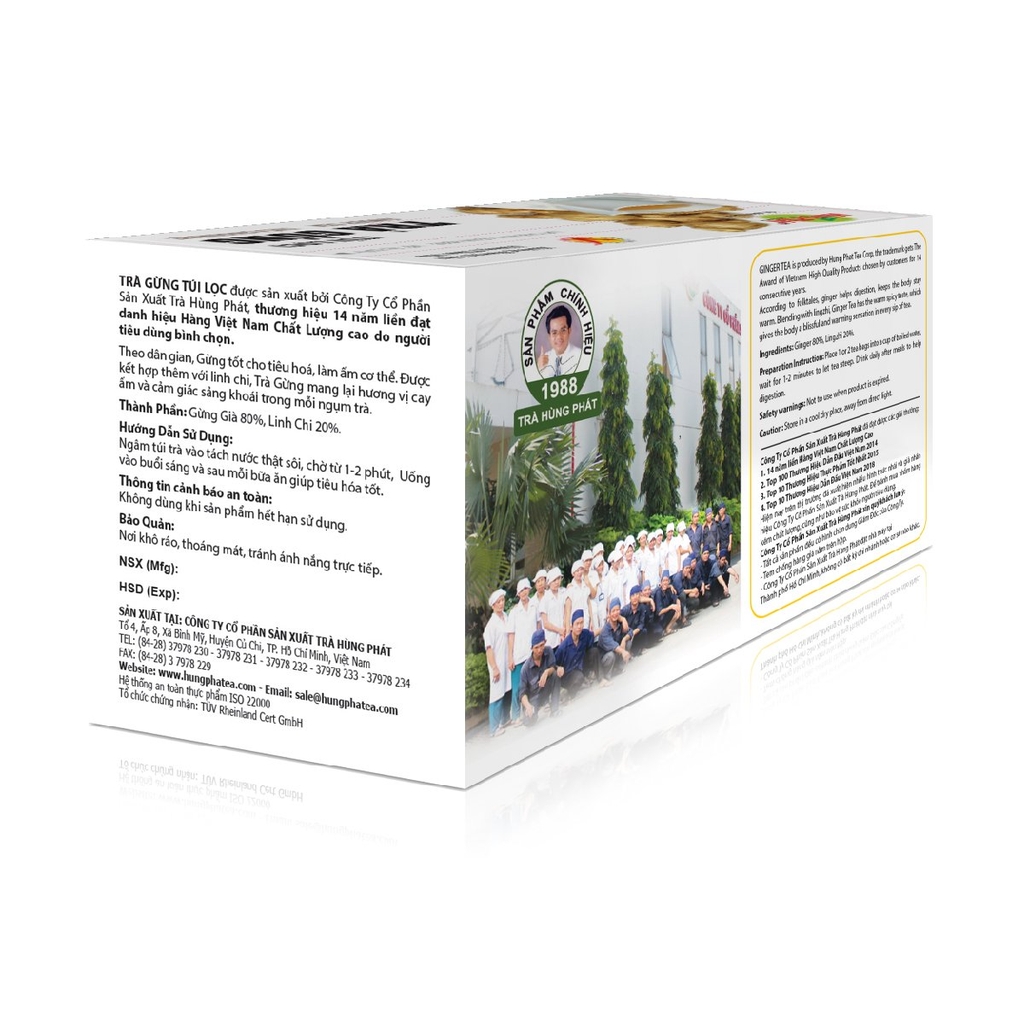 Trà Gừng túi lọc - Ginger Tea