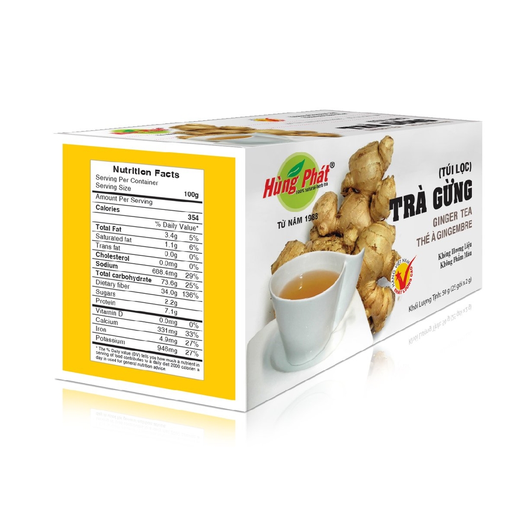 Trà Gừng túi lọc - Ginger Tea