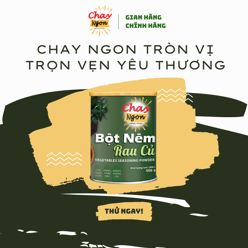 Bột Nêm Chay Rau Củ 500g - Vegetables Seasoning Powder