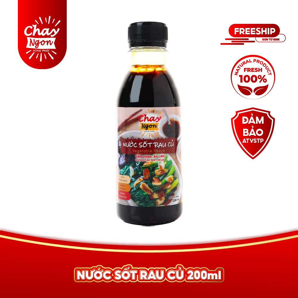 Mini Nước Sốt Rau Củ Đậm Đà 200ml - Mini Vegetable Sauce