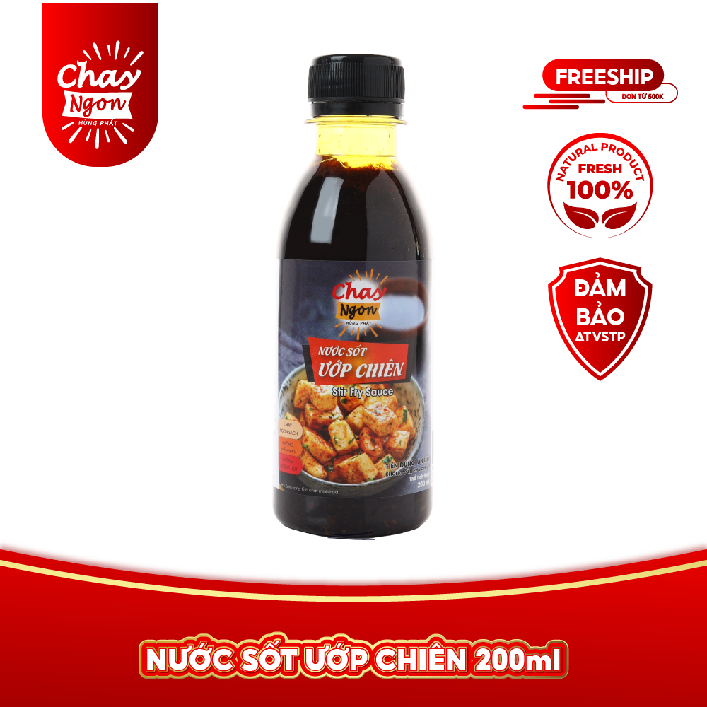 Nước Sốt Ướp Chiên Chay Ngon Hùng Phát Chai 200ml - Stir Fry Sauce