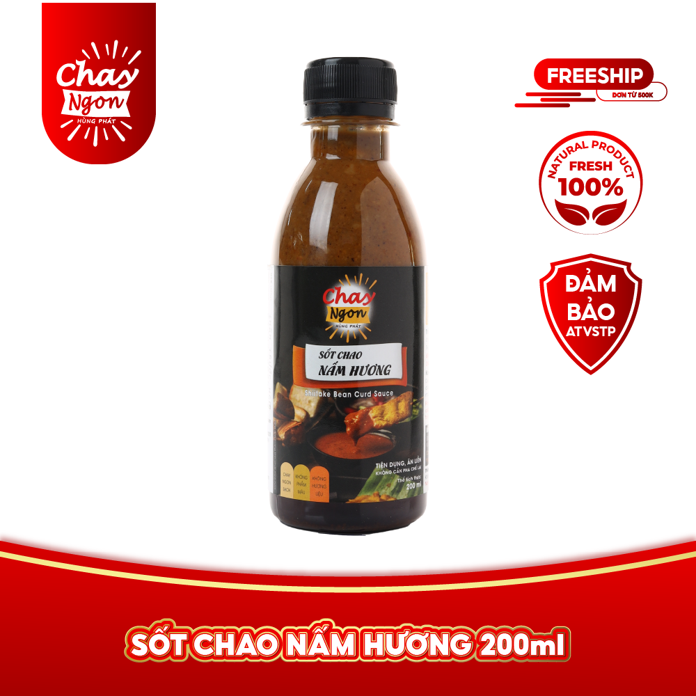 Nước Sốt Chao Nấm Hương 200ml - Shiitake Bean Curd Sauce