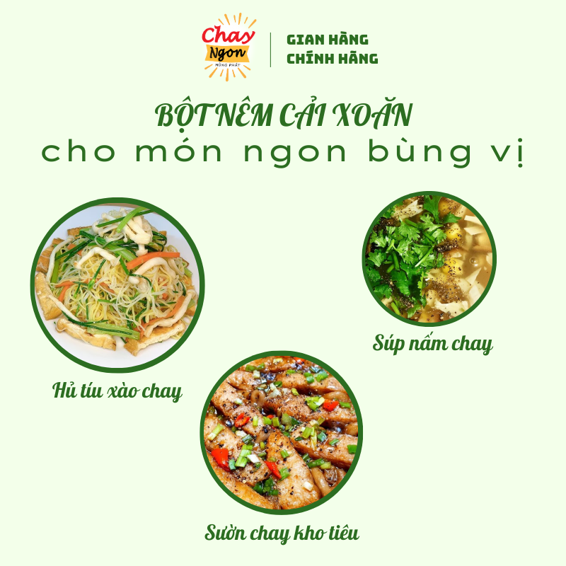 Bột Nêm Chay Chiết Xuất Cải Xoăn Hộp 500g - Kales Seasoning Powder