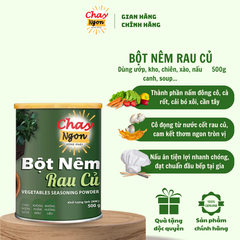 Bột Nêm Chay Rau Củ 500g - Vegetables Seasoning Powder