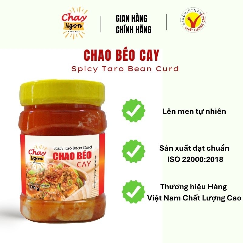 Chao Béo Cay - Spicy Taro Bean Curd
