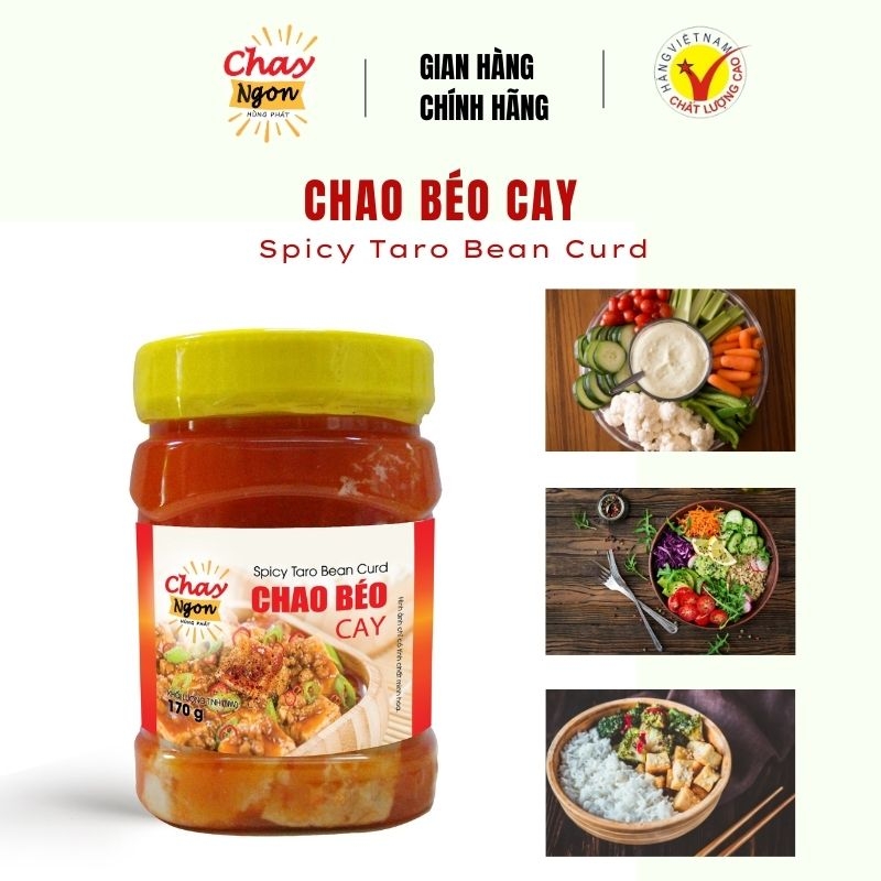 Chao Béo Cay - Spicy Taro Bean Curd