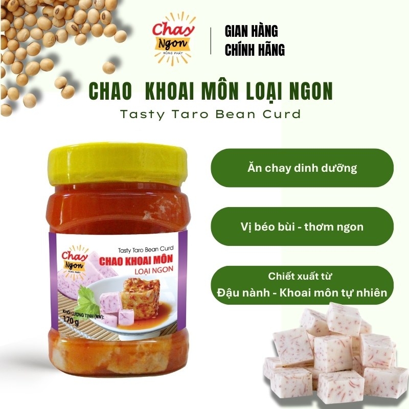 Chao Khoai Môn Loại Ngon - Tasty Taro Bean Curd