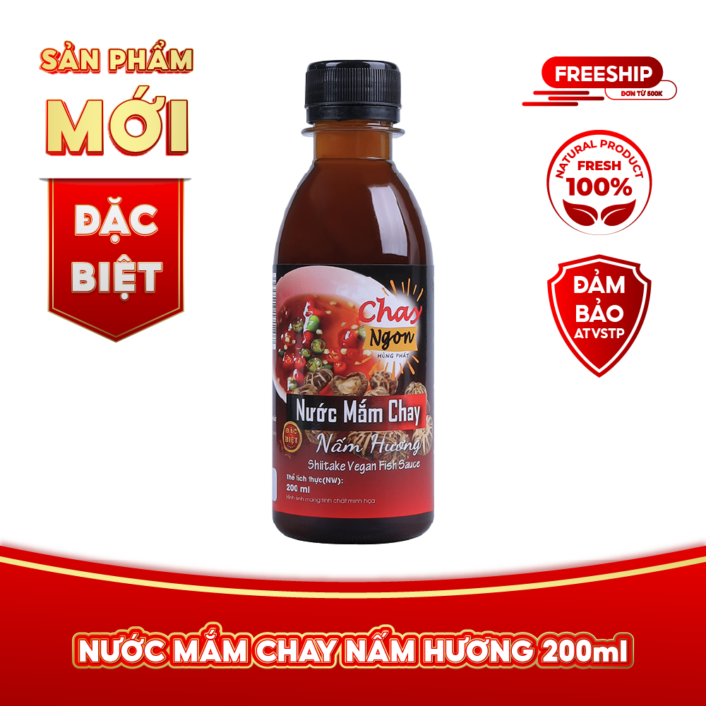 Nước Mắm Chay Nấm Hương Đặc Biệt