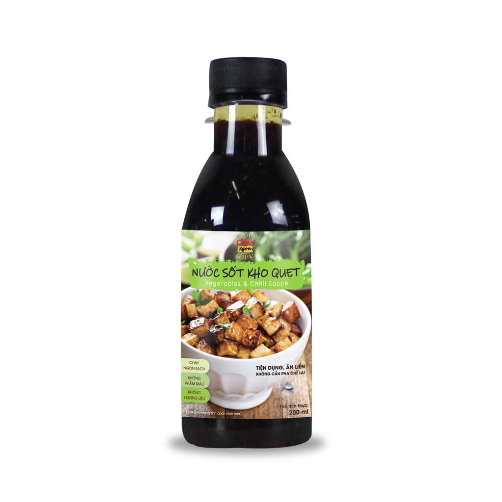 Nước Sốt Kho Quẹt Chay Ngon Hùng Phát Chai 200ml - Vegetables & Chilli Sauce