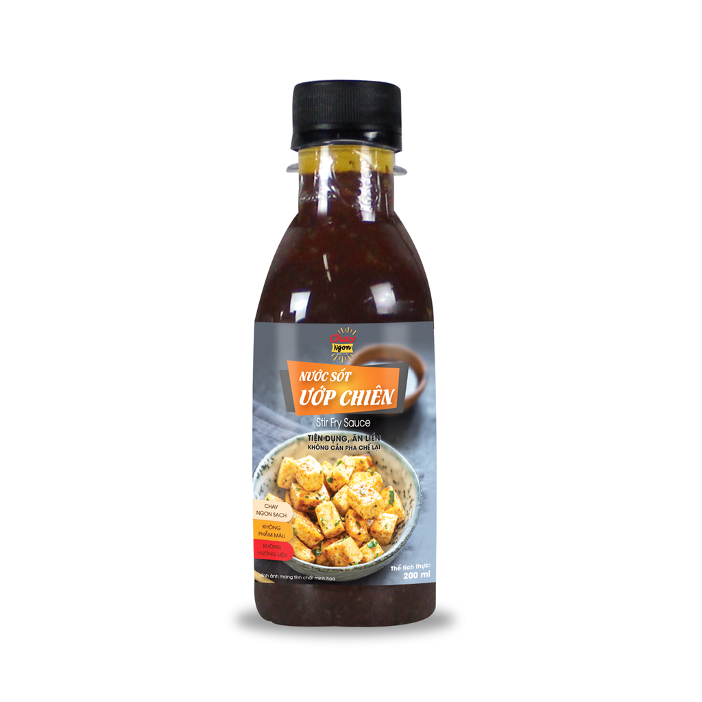 Nước Sốt Ướp Chiên Chay Ngon Hùng Phát Chai 200ml - Stir Fry Sauce