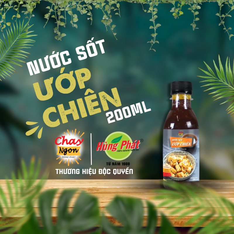 Nước Sốt Ướp Chiên Chay Ngon Hùng Phát Chai 200ml - Stir Fry Sauce