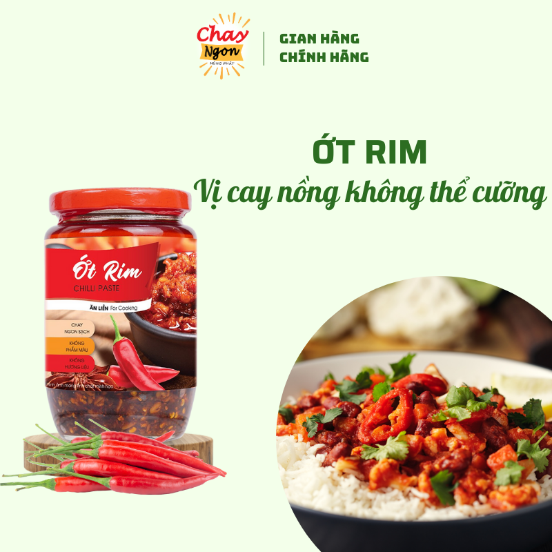 Ớt Rim Ăn Liền 320g - Chilli Paste