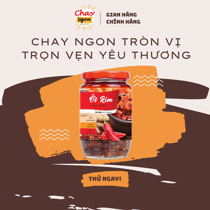 Ớt Rim Ăn Liền 320g - Chilli Paste
