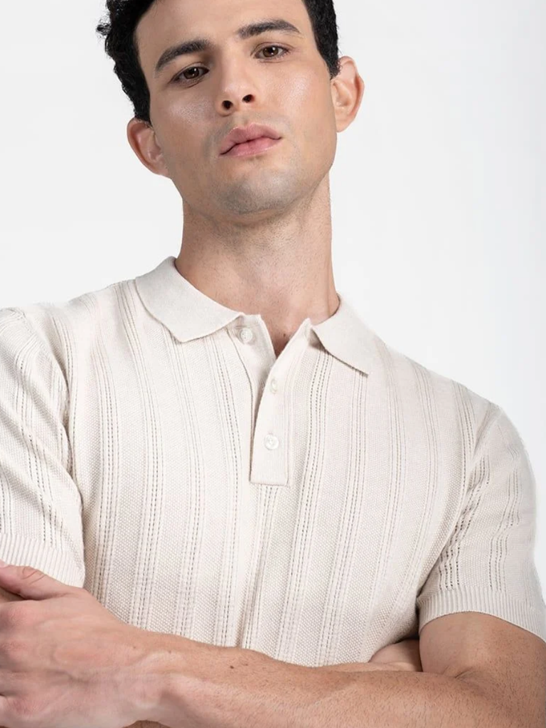 Áo Len Nam Mỏng Tay Ngắn . SW26FH03P-SA