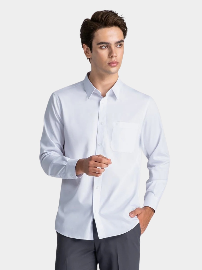 Áo Sơ Mi Nam Tay Dài Công Sở Vải Bamboo . WS26FH28R-LDBB
