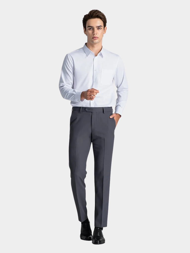 Áo Sơ Mi Nam Tay Dài Công Sở Vải Bamboo . WS26FH28R-LDBB
