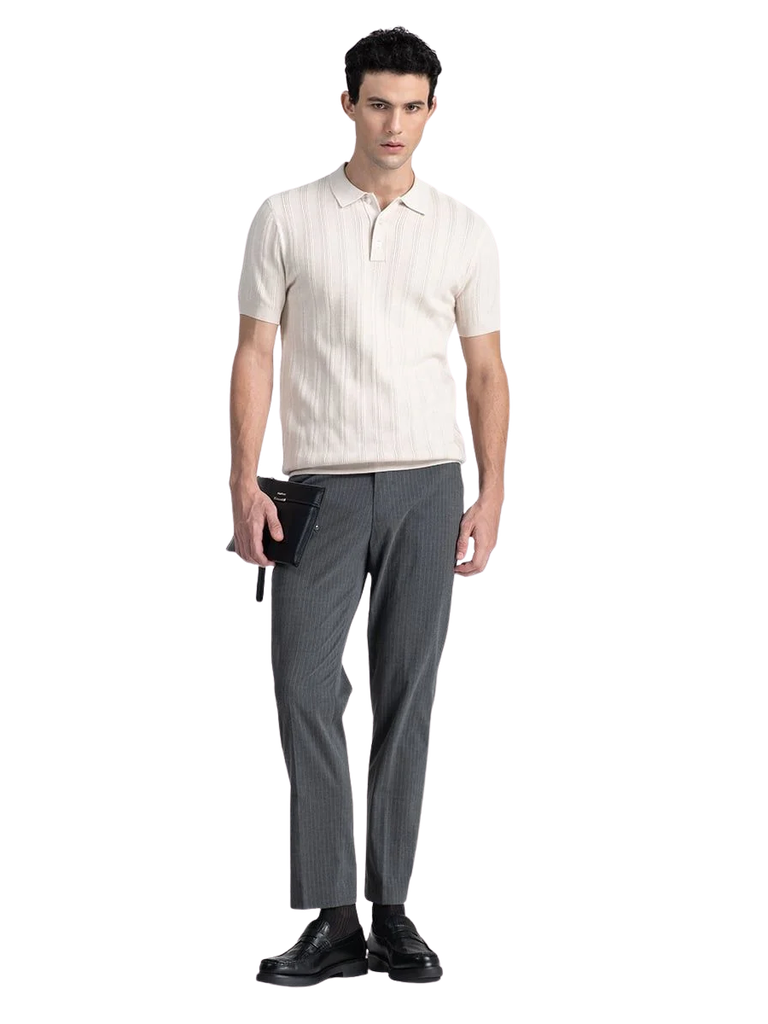 Áo Len Nam Mỏng Tay Ngắn . SW26FH03P-SA