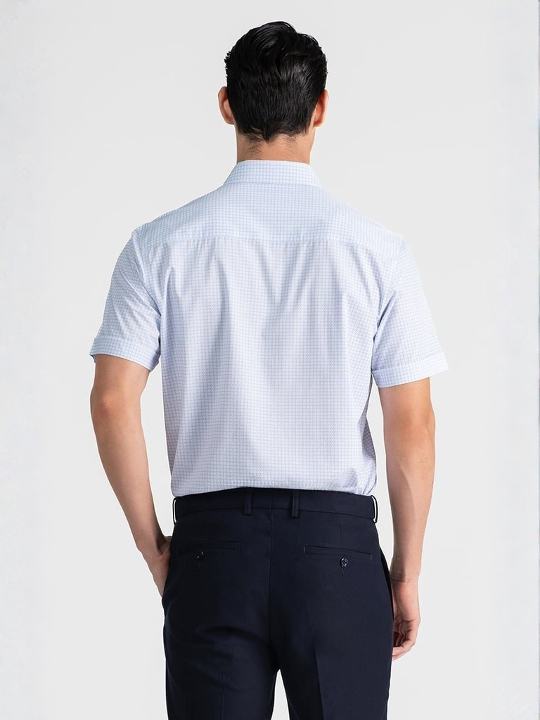 Áo Sơ Mi Nam Tay Ngắn Form Suông Vải Bamboo