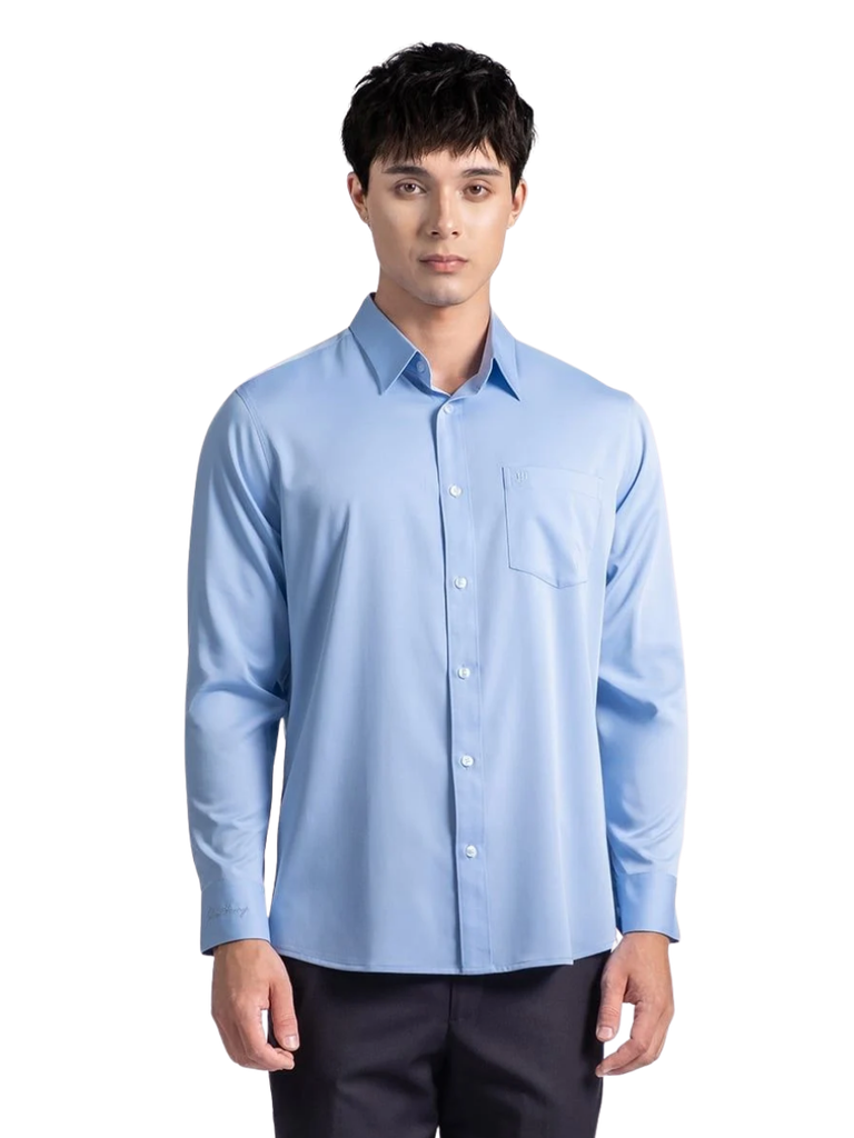 Áo Sơ Mi Nam Tay Dài Công Sở Vải Bamboo . WS26ES52P-LDBB