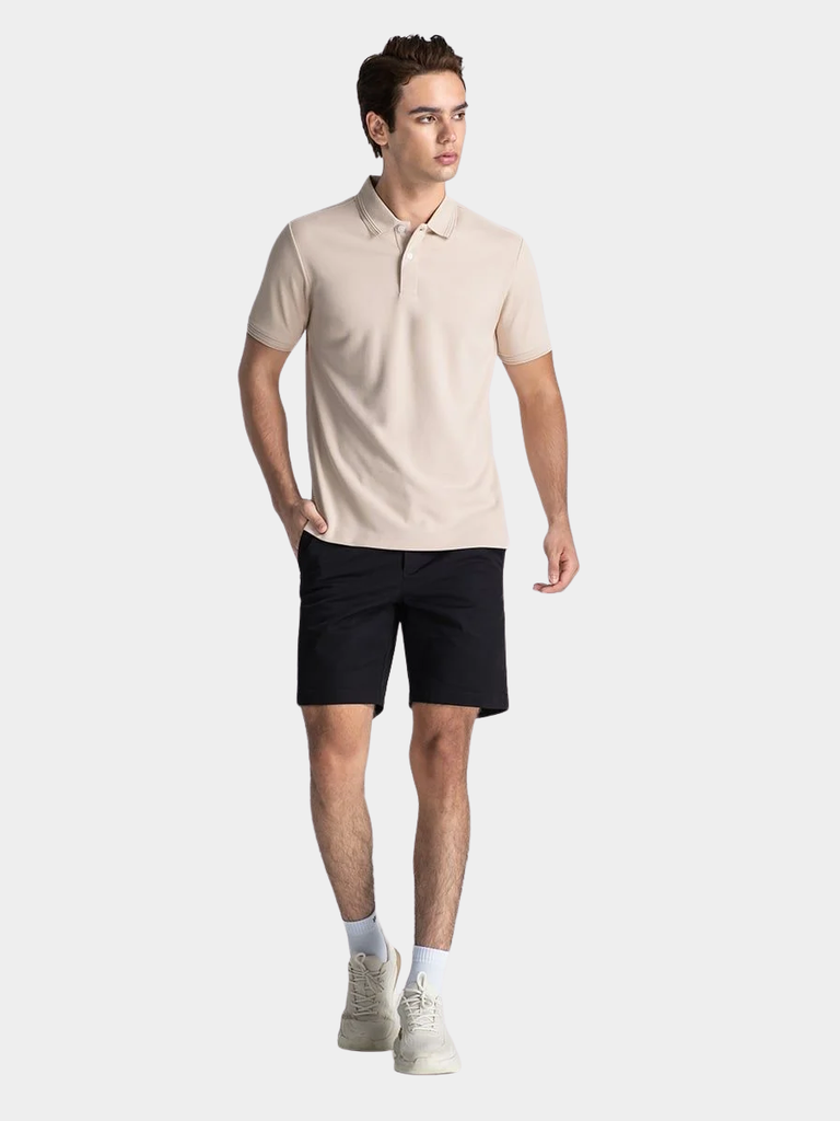 Quần Short Nam Khaki Trên Gối . SP26FH27G-AK