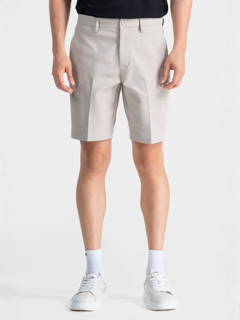 Quần Short Nam Khaki Trên Gối . SP26FH25P-AK