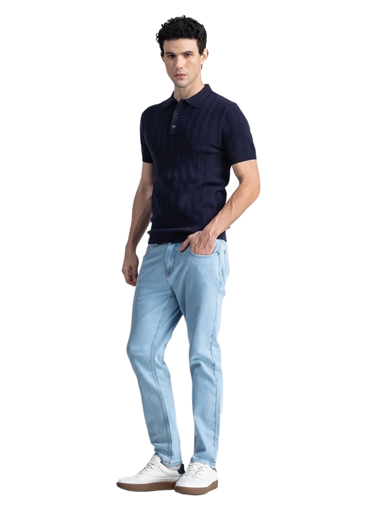 Áo Len Nam Mỏng Tay Ngắn . SW26FH03P-SA