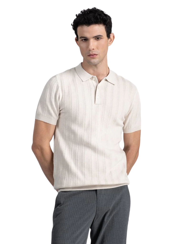 Áo Len Nam Mỏng Tay Ngắn . SW26FH03P-SA