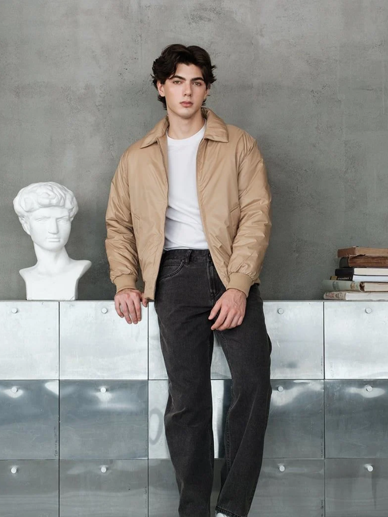 Áo Khoác Nam Phao Dày Thời Trang . JK26FH28P-PB