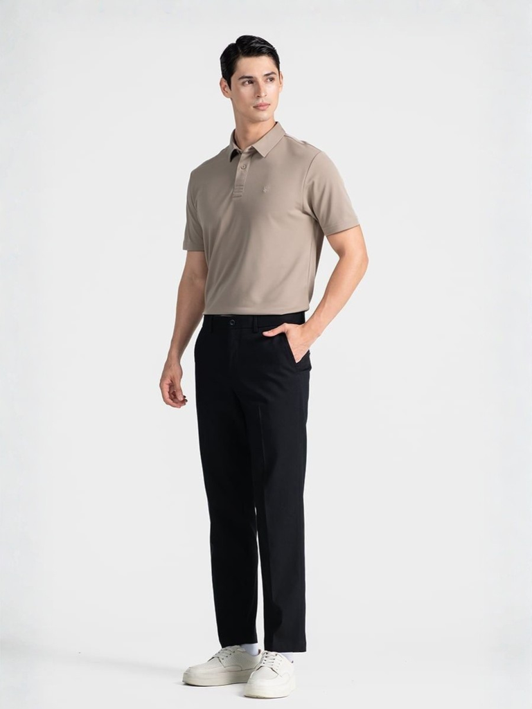 Quần Khaki Nam Basic Thanh Lịch Form Ôm