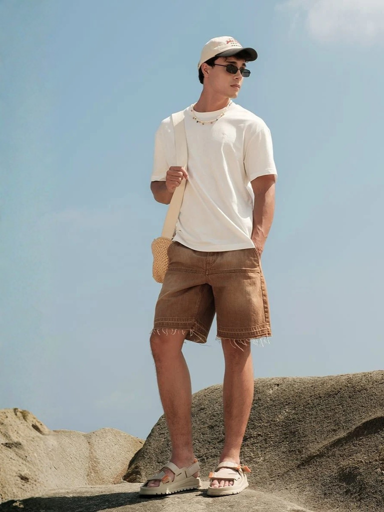 Quần Short Nam Jeans Trên Gối . SP26SS16P-AKJN