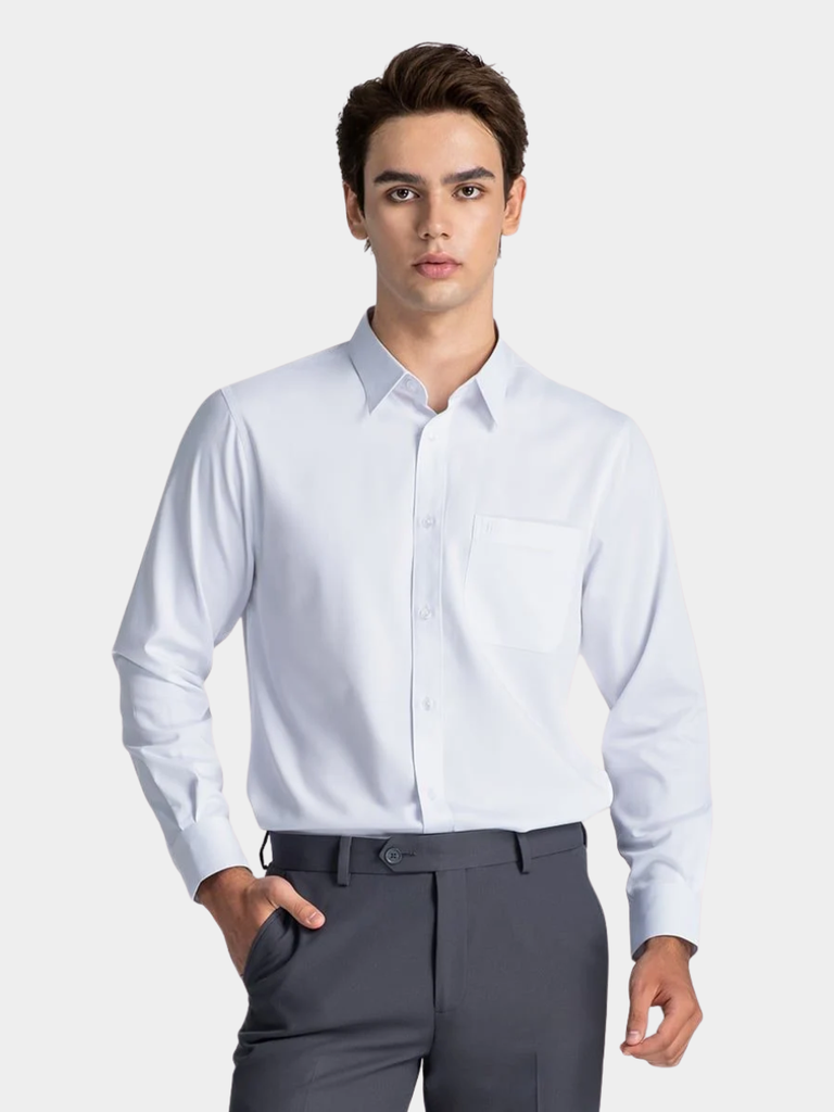 Áo Sơ Mi Nam Tay Dài Công Sở Vải Bamboo . WS26FH28R-LDBB